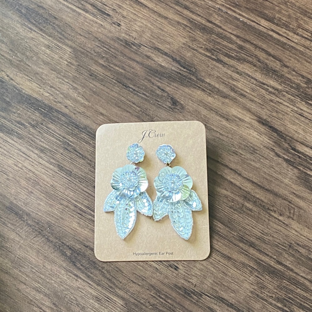 J.crew bead and sequin earring - Picture 4 of 8